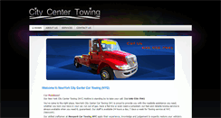 Desktop Screenshot of citycentertowing.com